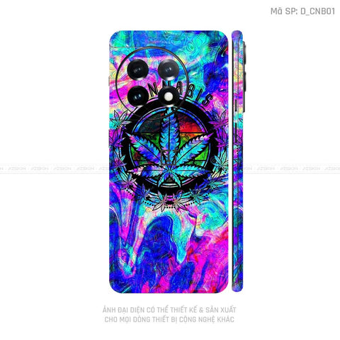 Dán Skin Oneplus Ace Series Hình Canabis |D_CNB01