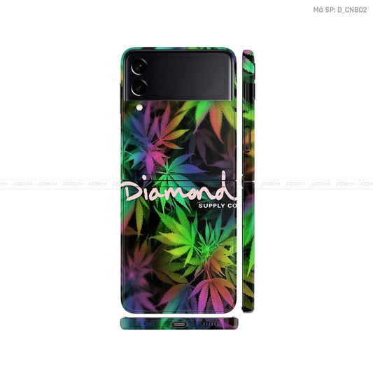 Dán Skin Galaxy Zflip4 Hình Canabis | D_CNB02