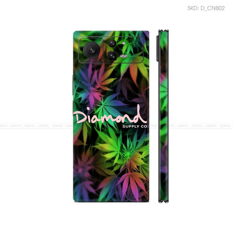 Dán Skin Điện Thoại Xiaomi Mix Fold Series Hình Canabis | D_CNB02