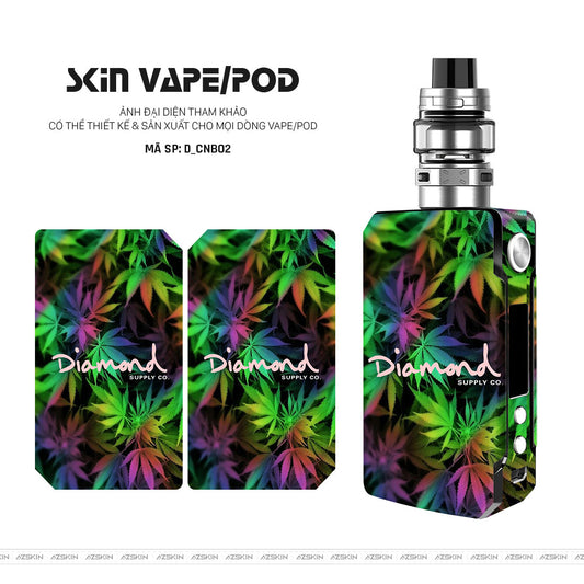 Dán Skin Vape Hình Canabis | D_CNB02