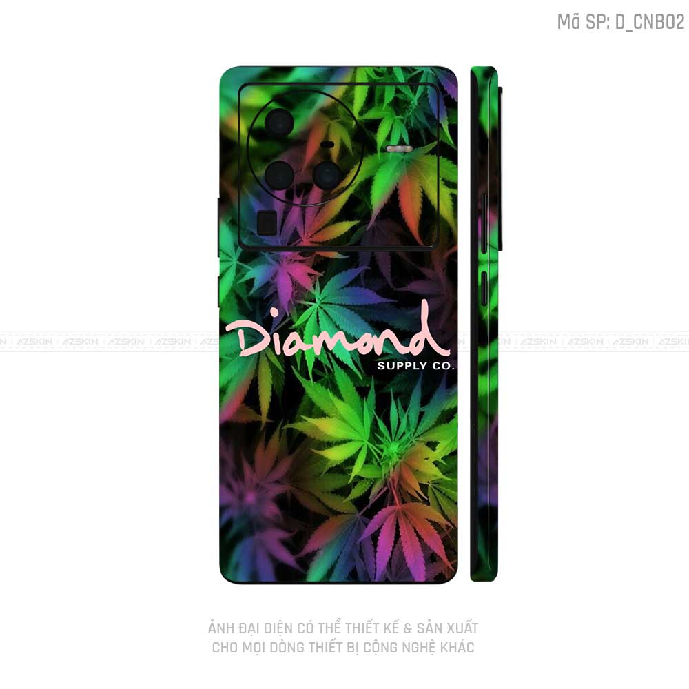 Dán Skin Vivo X Series Hình Canabis | D_CNB02