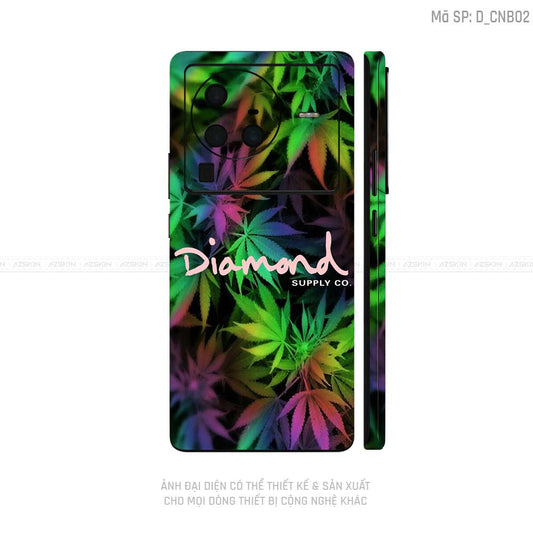 Dán Skin Vivo X Series Hình Canabis | D_CNB02