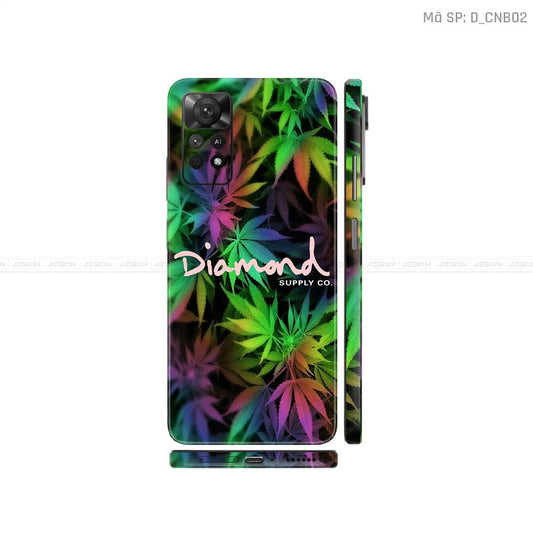 Dán Skin Xiaomi Redmi Note 11 Series Hình Canabis | D_CNB02
