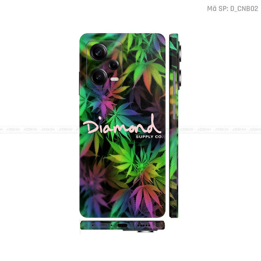 Dán Skin Xiaomi Redmi Note 12 Series Hình Canabis | D_CNB02