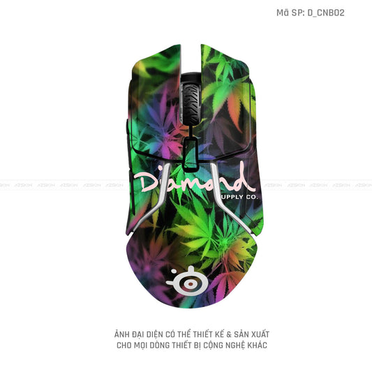 Skin Dán Chuột Steelseries Hình Canabis | D_CNB02