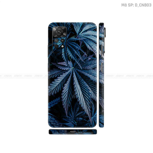 Dán Skin Xiaomi Redmi Note 11 Series Hình Canabis | D_CNB03