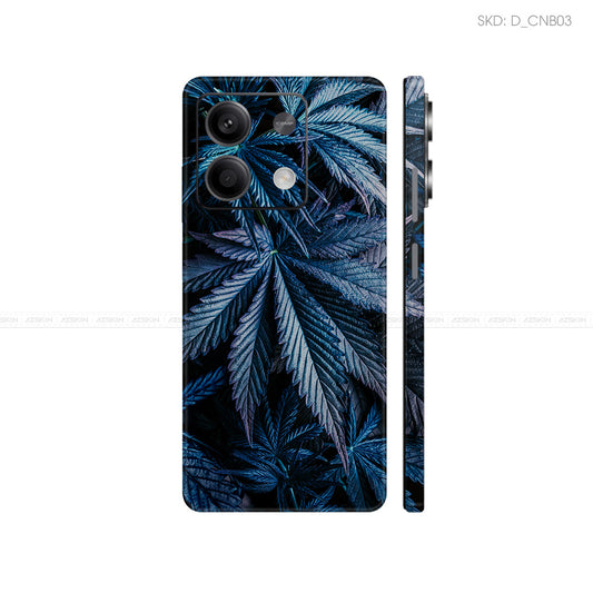 Dán Skin Điện Thoại Xiaomi Redmi 13 Series Hình Canabis | D_CNB03