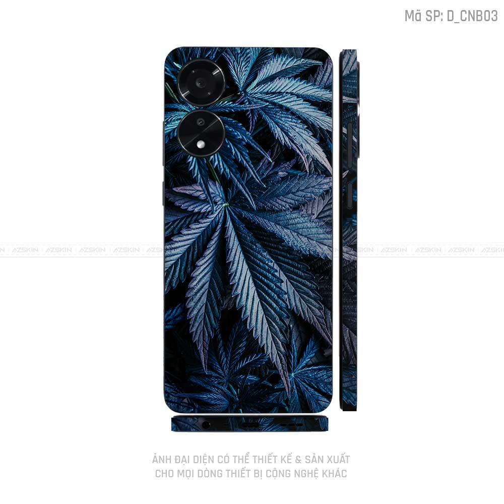 Miếng Dán Skin Điện Thoại OPPO A Series Hình Canabis | D_CNB03