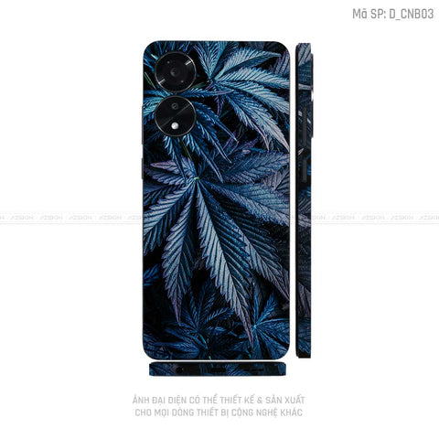 Miếng Dán Skin Điện Thoại OPPO A Series Hình Canabis | D_CNB03