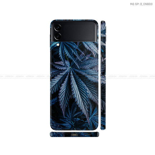 Dán Skin Galaxy Zflip4 Hình Canabis | D_CNB03