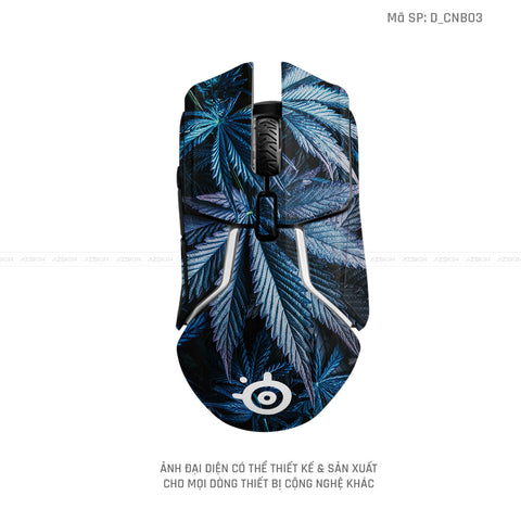 Skin Dán Chuột Steelseries Hình Canabis | D_CNB03