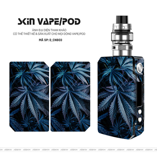 Dán Skin Vape Hình Canabis | D_CNB03