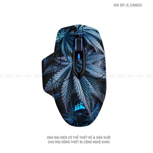 Skin Dán Chuột Corsair Hình Canabis | D_CNB03