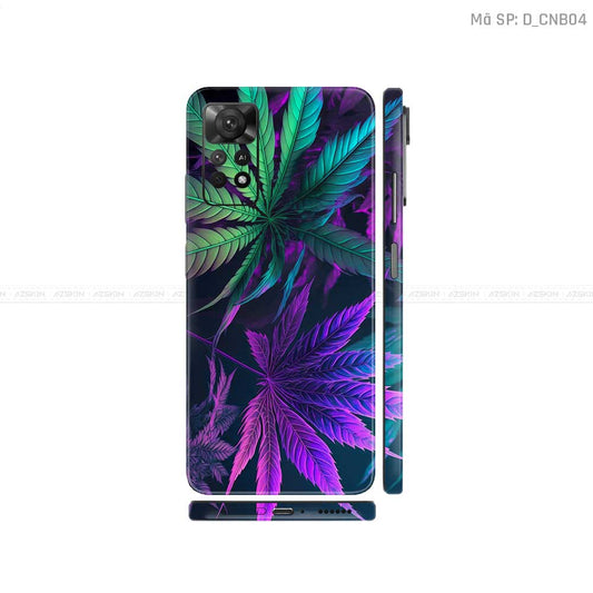 Dán Skin Xiaomi Redmi Note 11 Series Hình Canabis | D_CNB04