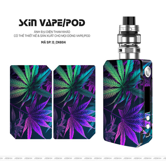 Dán Skin Vape Hình Canabis | D_CNB04