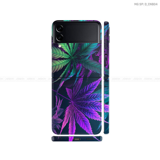 Dán Skin Galaxy Zflip4 Hình Canabis | D_CNB04