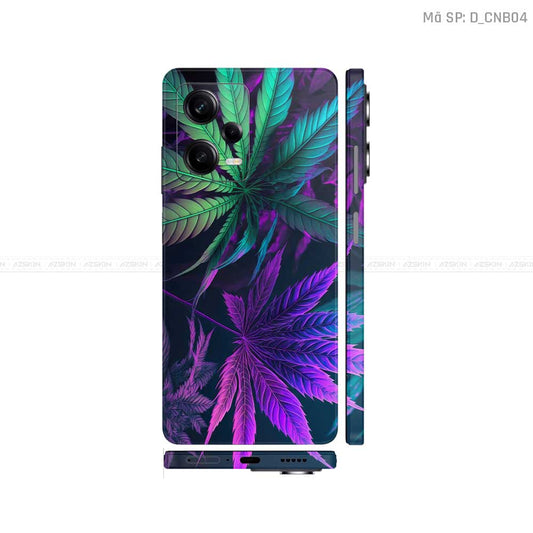 Dán Skin Xiaomi Redmi Note 12 Series Hình Canabis | D_CNB04