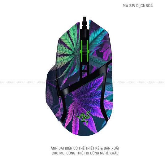 Skin Dán Chuột Razer Hình Canabis | D_CNB04