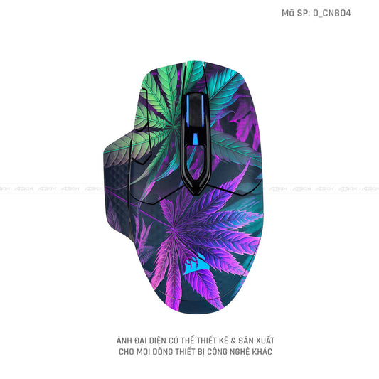 Skin Dán Chuột Corsair Hình Canabis | D_CNB04