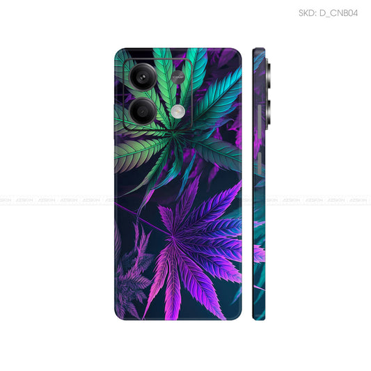 Dán Skin Điện Thoại Xiaomi Redmi 13 Series Hình Canabis | D_CNB04