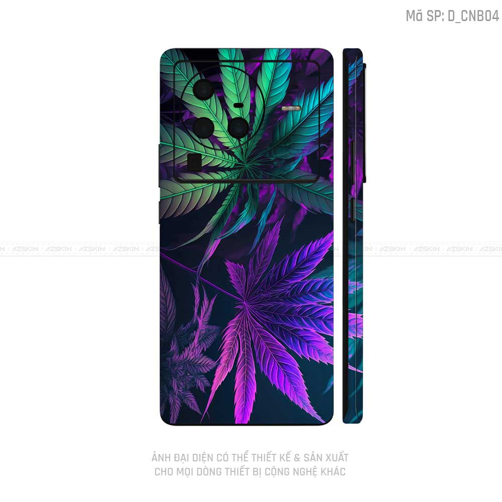 Dán Skin Vivo X Series Hình Canabis | D_CNB04