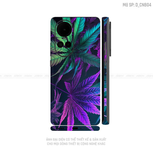 Dán Skin Điện Thoại OPPO Reno Series Hình Canabis | D_CNB04