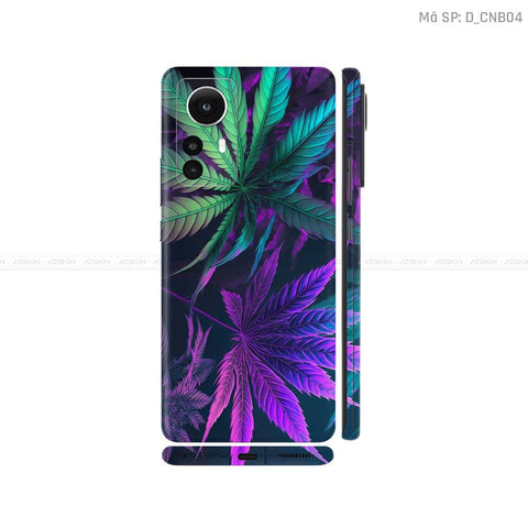 Dán Skin Xiaomi 12 Series Hình Canabis | D_CNB04