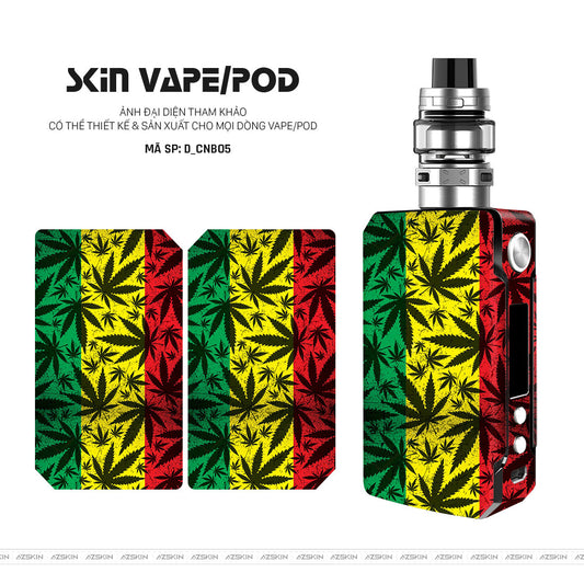 Dán Skin Vape Hình Canabis | D_CNB05