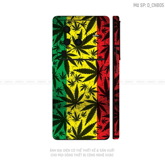 Dán Skin Vivo X Series Hình Canabis | D_CNB05