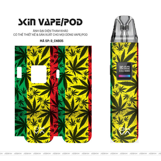 Dán Skin Pod Hình Canabis | D_CNB05