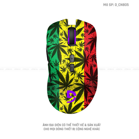 Skin Dán Chuột Fuhlen Hình Canabis | D_CNB05