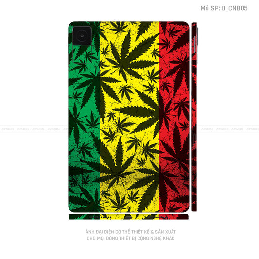 Dán Skin Máy Tính Bảng Xiaomi Mipad Hình Canabis | D_CNB05