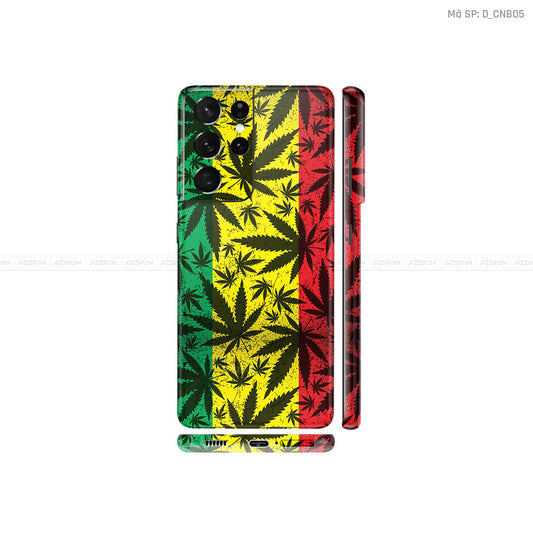 Dán Skin Galaxy S21 Series Hình Canabis | D_CNB05