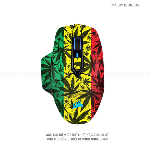 Skin Dán Chuột Corsair Hình Canabis | D_CNB05