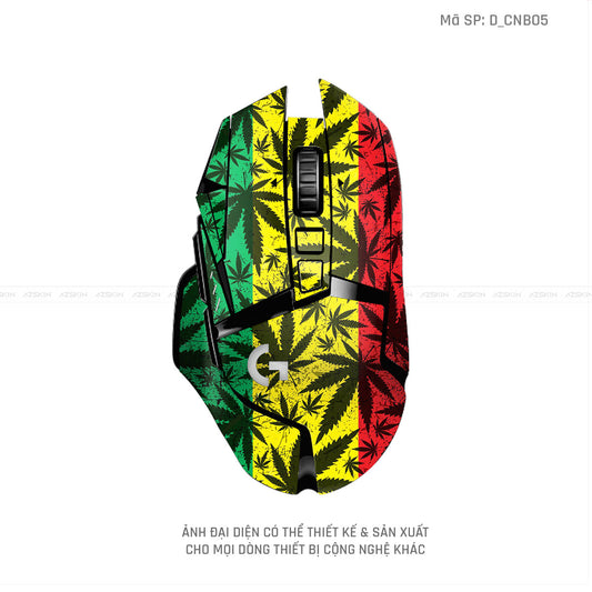 Skin Dán Chuột Logitech Hình Canabis | D_CNB05