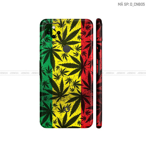 Dán Skin Google Pixel 5 Hình Canabis | D_CNB05