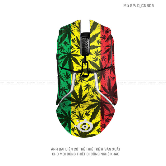 Skin Dán Chuột Steelseries Hình Canabis | D_CNB05