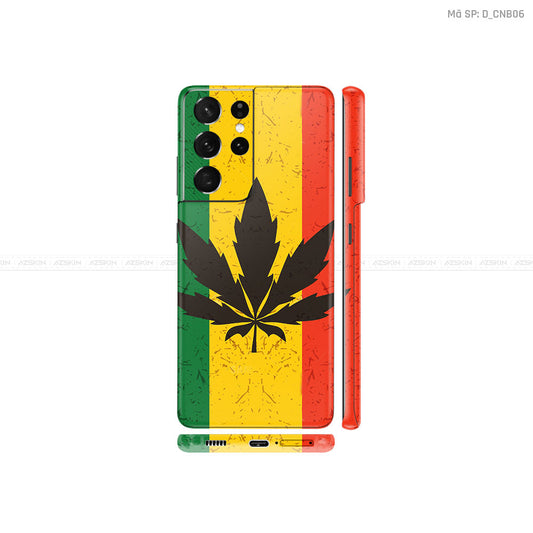 Dán Skin Galaxy S21 Series Hình Canabis | D_CNB06