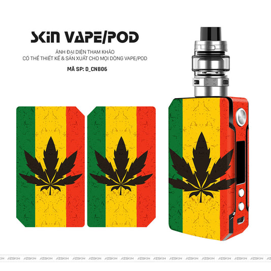 Dán Skin Vape Hình Canabis | D_CNB06