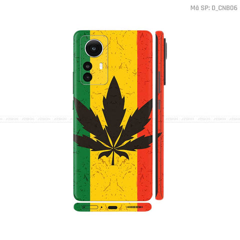 Dán Skin Xiaomi 12 Series Hình Canabis | D_CNB06