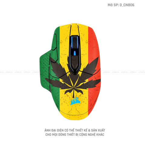 Skin Dán Chuột Corsair Hình Canabis | D_CNB06