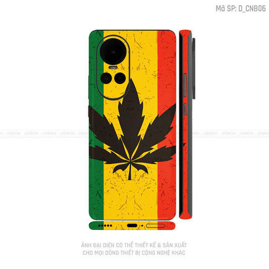 Dán Skin Điện Thoại OPPO Reno Series Hình Canabis | D_CNB06