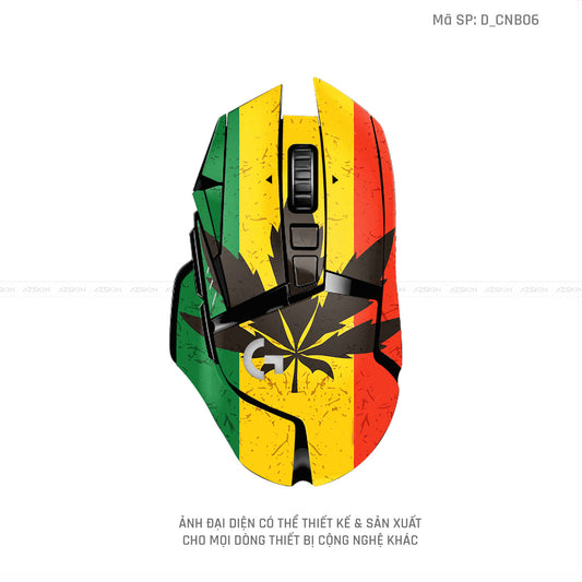 Skin Dán Chuột Logitech Hình Canabis | D_CNB06