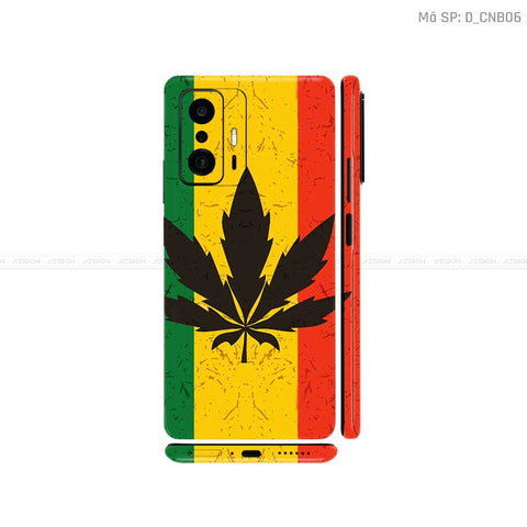 Dán Skin Xiaomi 11 Series Hình Canabis | D_CNB06