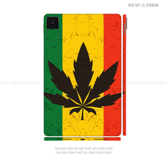 Dán Skin Máy Tính Bảng Xiaomi Mipad Hình Canabis | D_CNB06