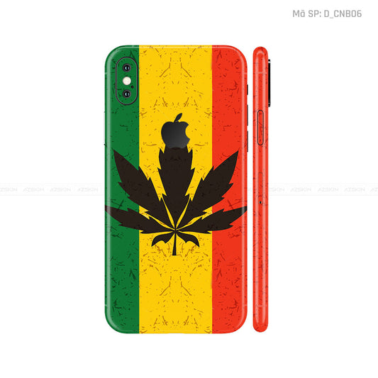 Dán Skin IPhone X Series Hình Canabis | D_CNB06