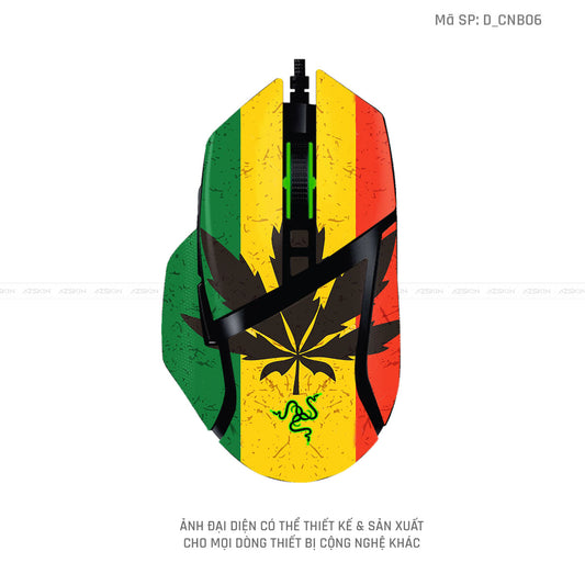 Skin Dán Chuột Razer Hình Canabis | D_CNB06
