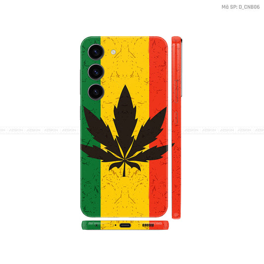 Dán Skin Galaxy S23 Series Hình Canabis  | D_CNB06
