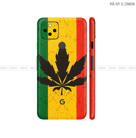 Dán Skin Google Pixel 5 Hình Canabis | D_CNB06