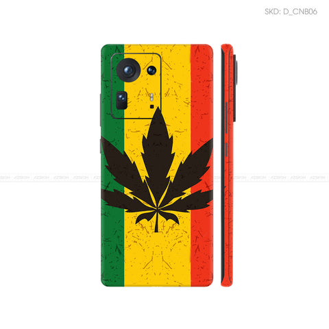 Dán Skin Điện Thoại Xiaomi Mi Mix Series Hình Canabis | D_CNB06